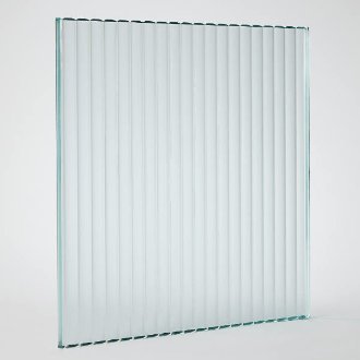 narrow line reeded glass home