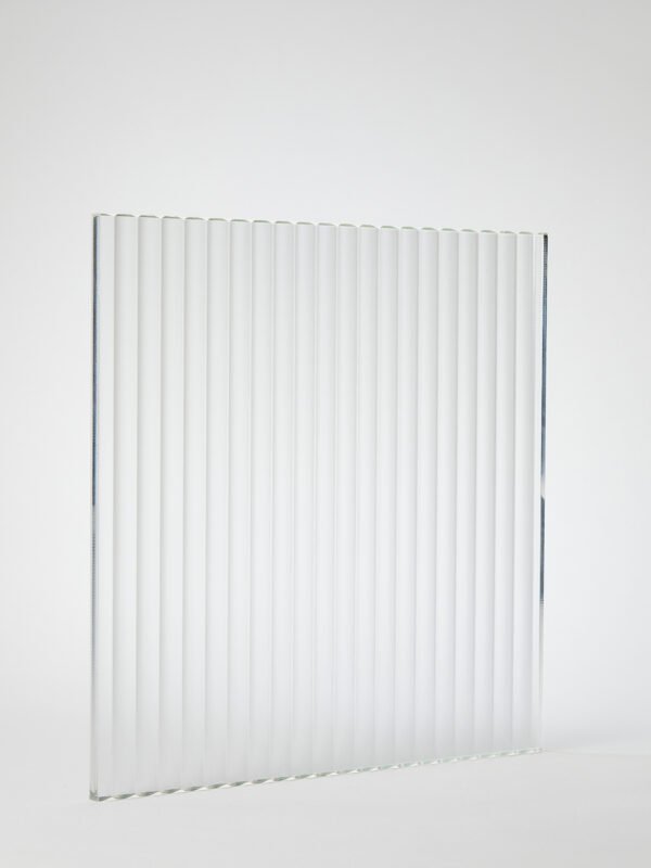 6mm Low Iron Narrowline Reeded Glass